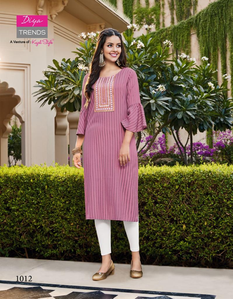 Eternal Vol 1 By Diya Trends Regular Wear Wholesale Designer Kurtis